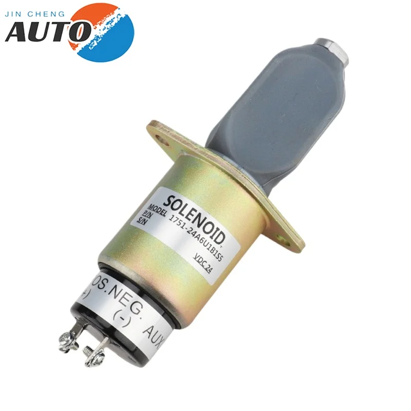 

1751-12A6U1B1S5 SA-4259-12 Brand New 12V Fuel Flameout Solenoid Valve Terminals for Kubota Cummins
