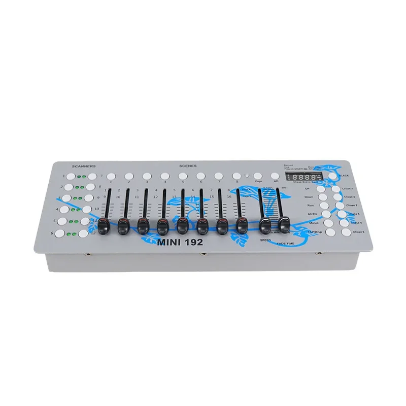 Topflashstar Mini 192 DMX Controller Various Stage Lighting Controls Portable 5600MA Battery DMX Console For Wedding DJ Bar