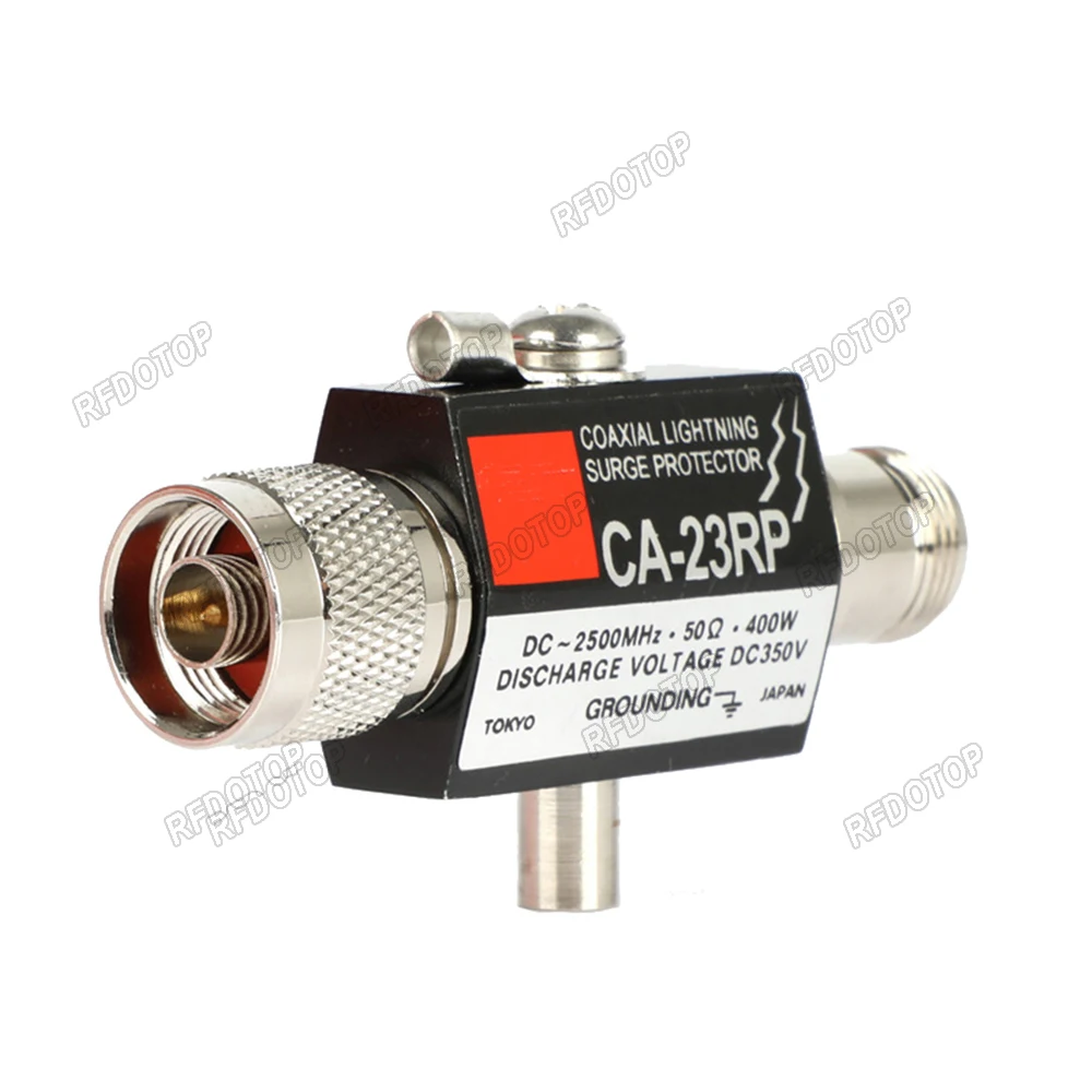 CA-23RP N Male to N Female Connectors Radio Repeater Coaxial Anti-Lightning Antenna Surge Protector Surge Arrester 50 Ohm