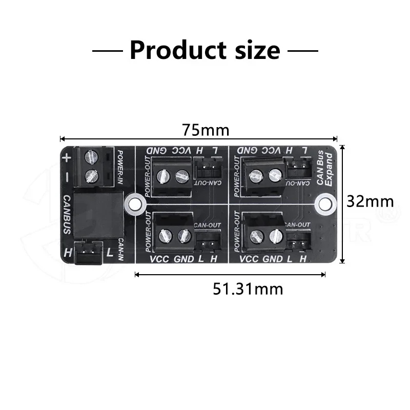 Mellow CanBus Expand Board For Klipper/Reprap Firmware Multi-Can Tool Board Connection For Sht36 SB2040 Super Fly Pi Board