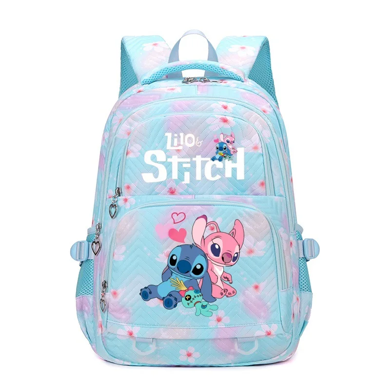 Disney Lilo&stitch Student Large Backpack Schoolbag Boy Girl Bookbag Bag Teenager Children Knapsack School Bag Rucksack Mochila