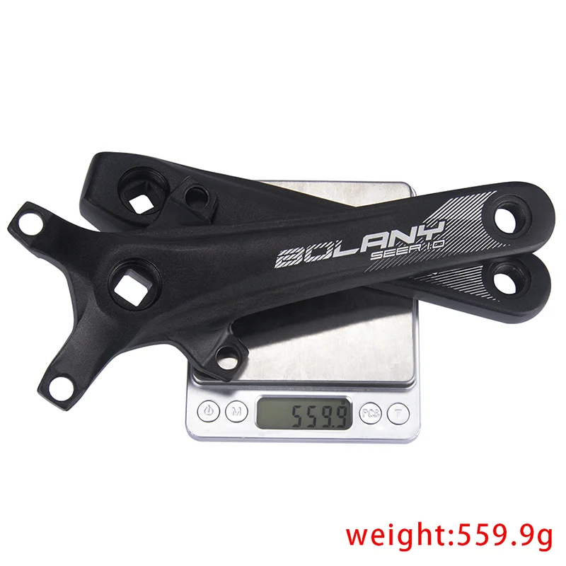 Bolany 104BCD Crankset square connecting rods Aluminum Alloy 170mm 34/36T Single Chainring Crank for 7/8/9/10/11/12S MTB Bike