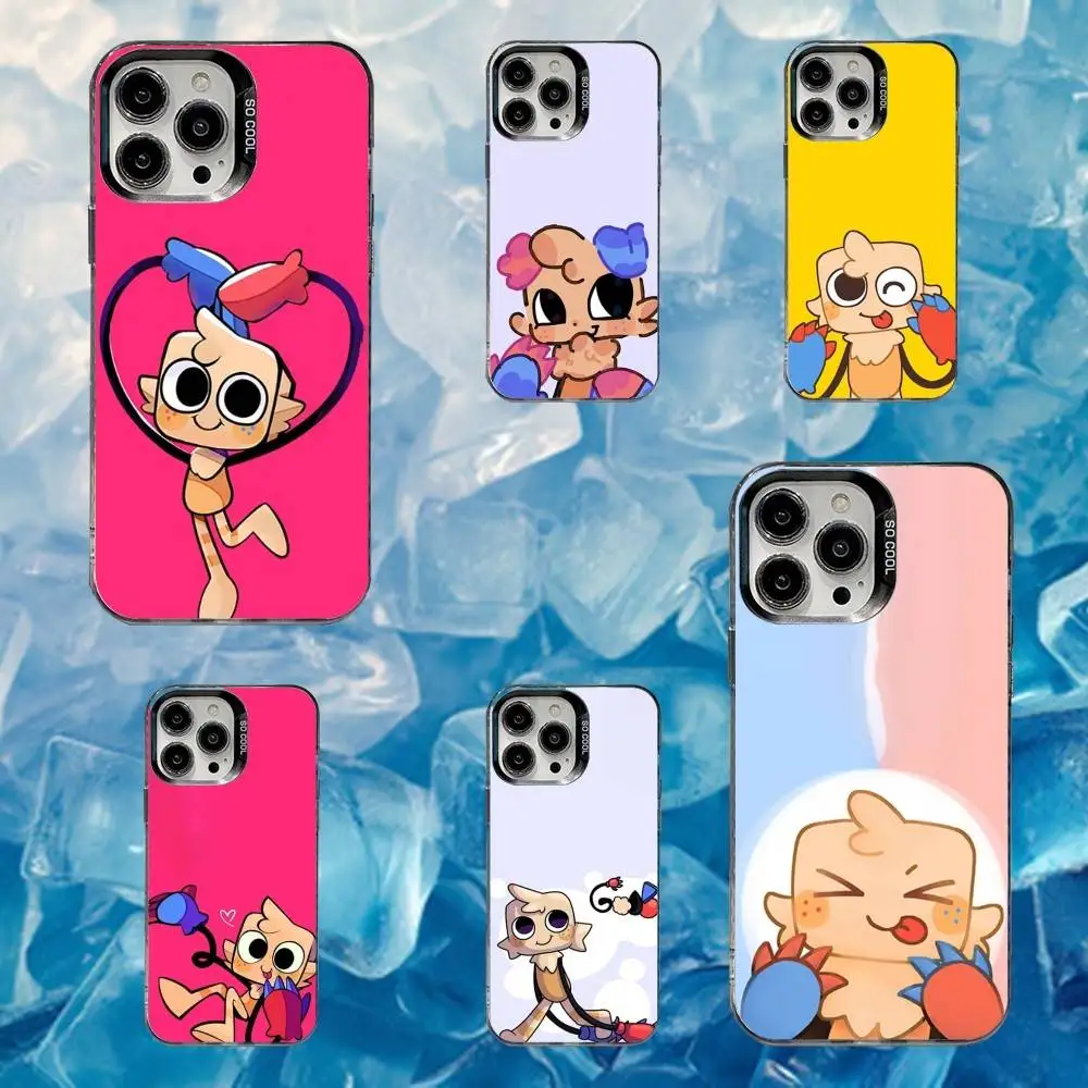 

G-Goob D-Dandys World Phone Case For iPhone 16,15,14,13,12,11,Mini,Pro,SE,MAX White Matte Shockproof Cover