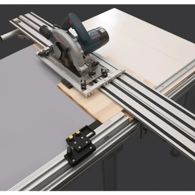 New, double layer, electric circular saw, universal guide rail, limit cutting, cutting, limit