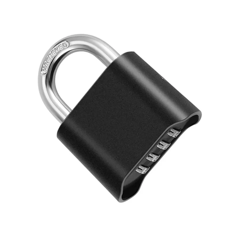 Y17A 2X 4-Digit Combination Padlock With Number Password Weatherproof Anti-Rust Warehouse Special Lock Truck Doorlock
