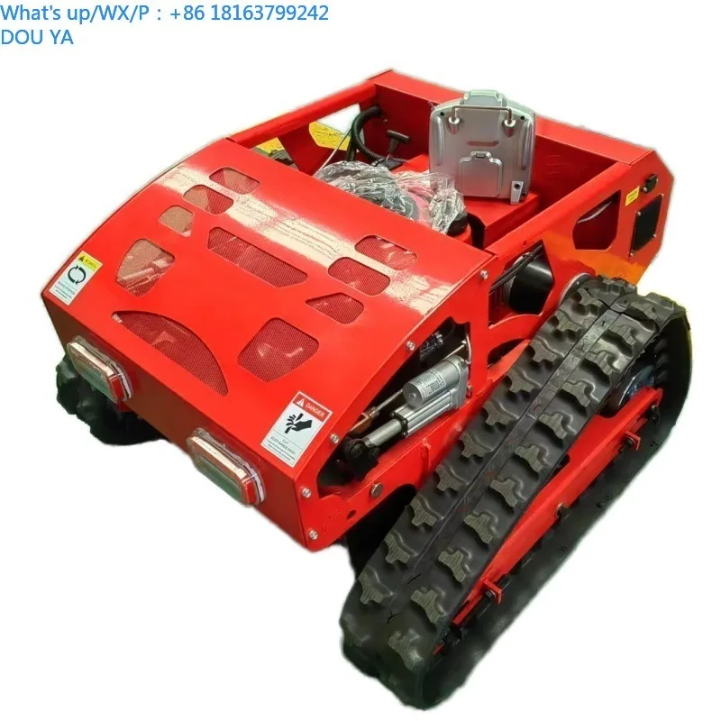 

Mini Root 550MM Flail Mower Lawn Mower 4-Stroke Industrial Grade with Remote Control for Orchard Mountain Slopes