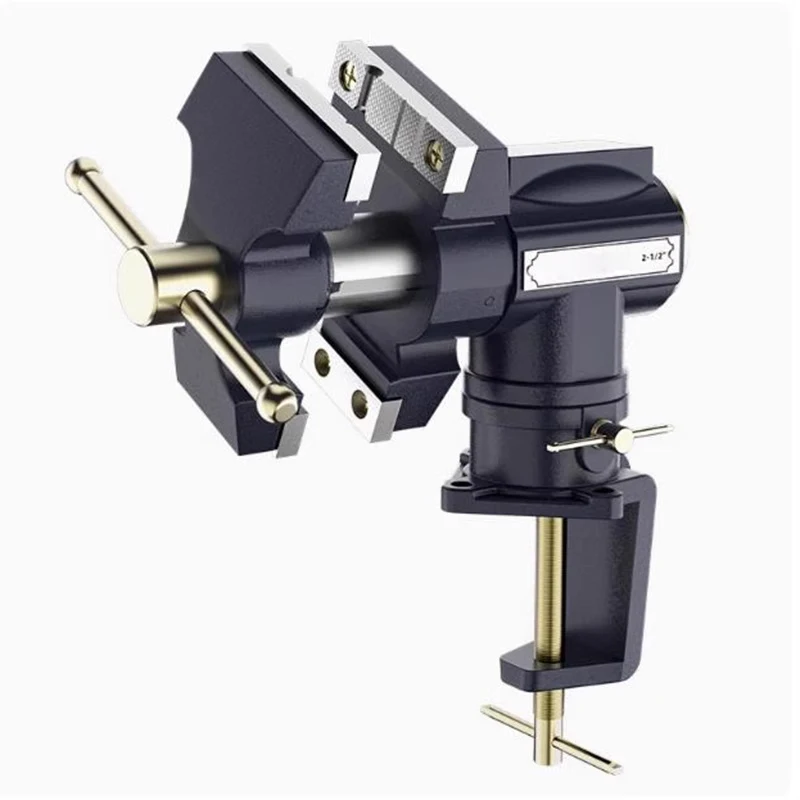 

Compact Portable Mini Bench Vise for Home - Heavy-Duty Precision Parallel Jaw Workbench Clamp