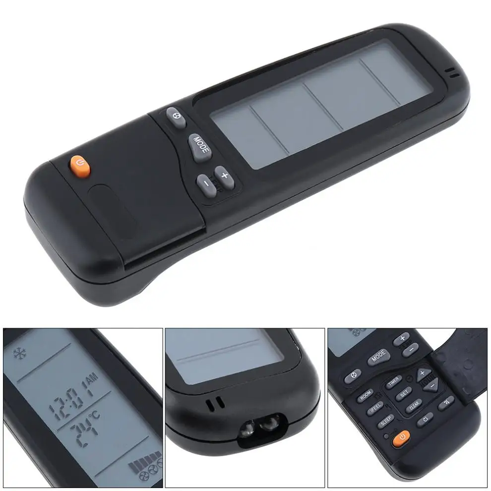 Universal LCD Air Conditioner Remote Control with 8M Transmission Distance for RC-3 RC-4 RC-7 WMZ 12ST