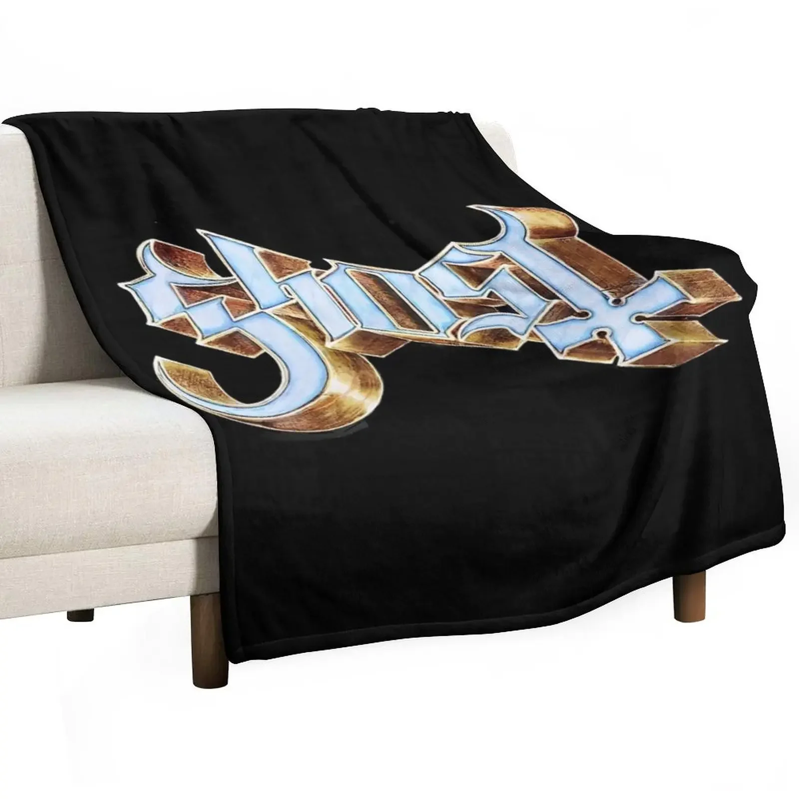 

Ghost - Impera Logo Throw Blanket Hair Personalized Gift Custom Blankets