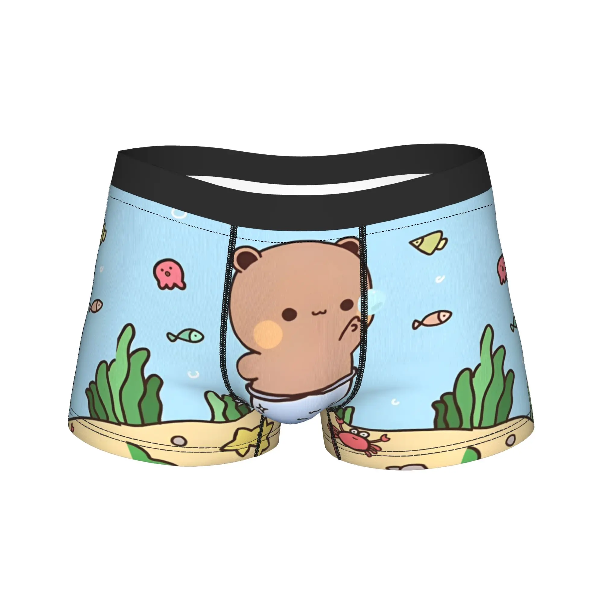

Bubu and Dudu Kawaii Cartoon Couple Bears Boxers Gag Gift For Men Funny Underwear Boxer Briefs