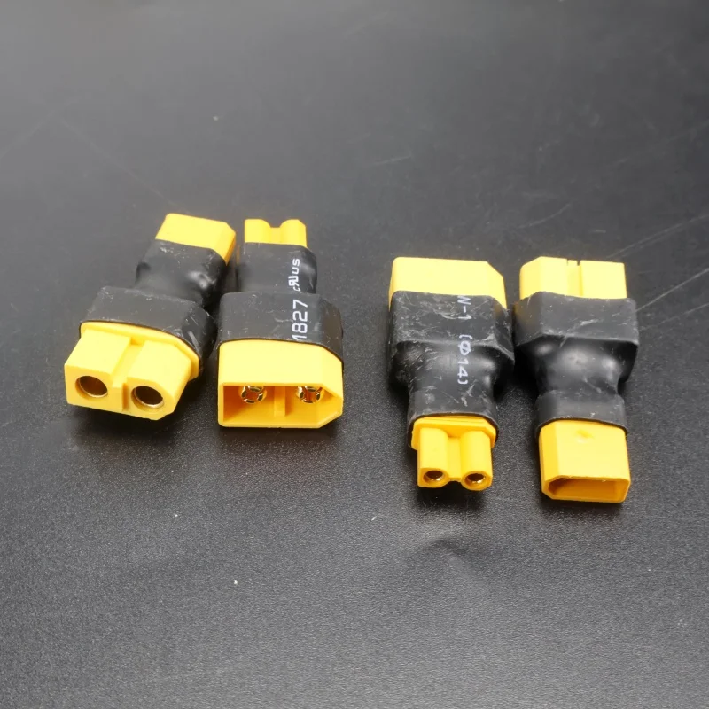 4 قطعة XT60 إلى XT30 محول محول لطائرة بدون طيار FPV RC يبو NiMH شاحن بطارية ESC