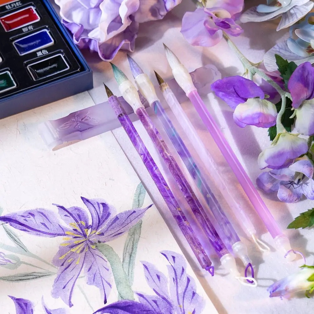 Chinese Ink Painting Brush Set For For Lanzhaiwenfang Professional Artist Supplies Calligraphy Script Drawing Practice Pens