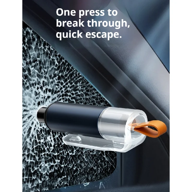 Mini Car One Second Broken Window Emergency Safety Escape Hammer  Rescue Tool SSeatbelt Cutter Life-Saving