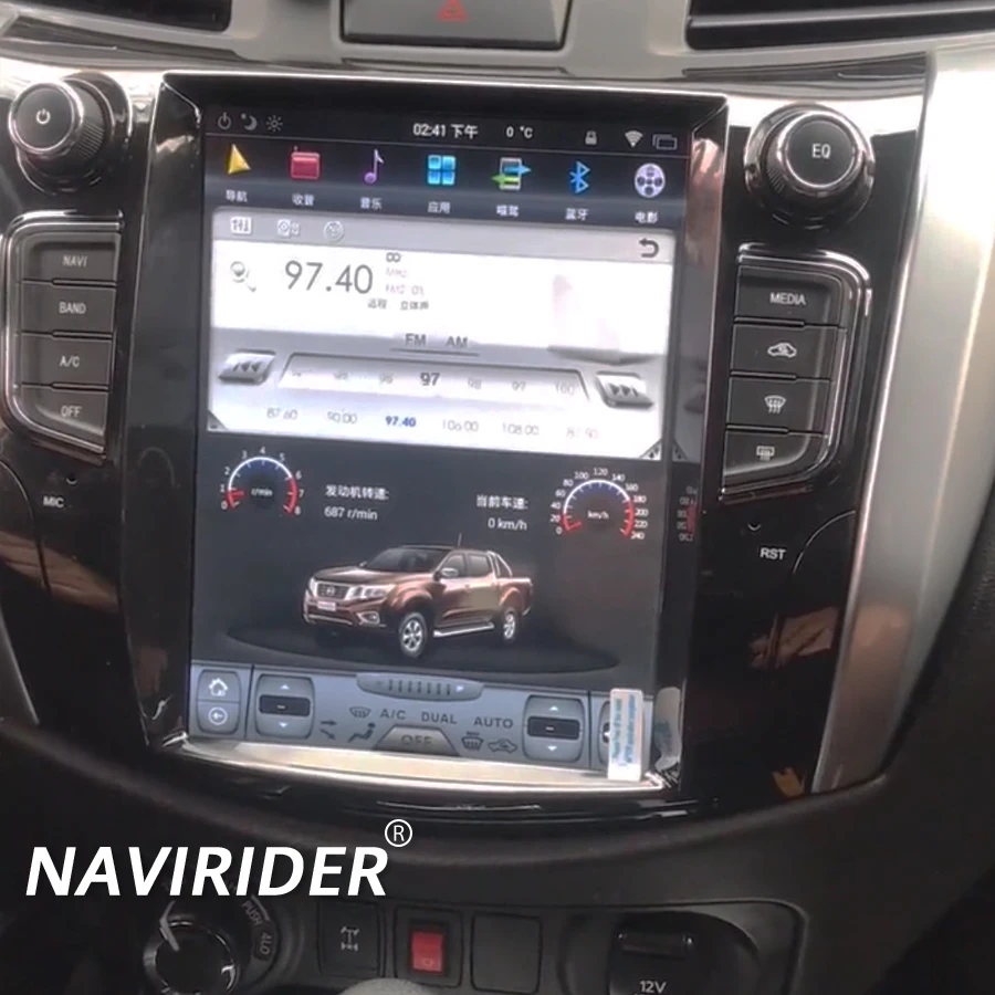 

Android 14 сенсорный экран беспроводной CarPlay 10,4 дюйма для Nissan Navara Terra NP300 2014-2021 видео мультимедийный плеер Navi GPS BT
