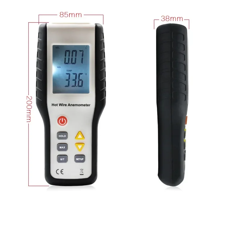HT-9829 Thermally sensitive digital probe anemometer