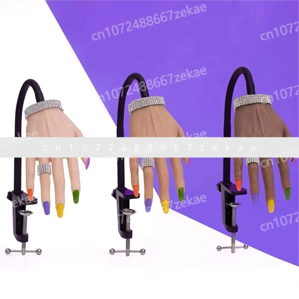 نموذج يدوي للتدريب على الأظافر من السيليكون الاحترافي #3