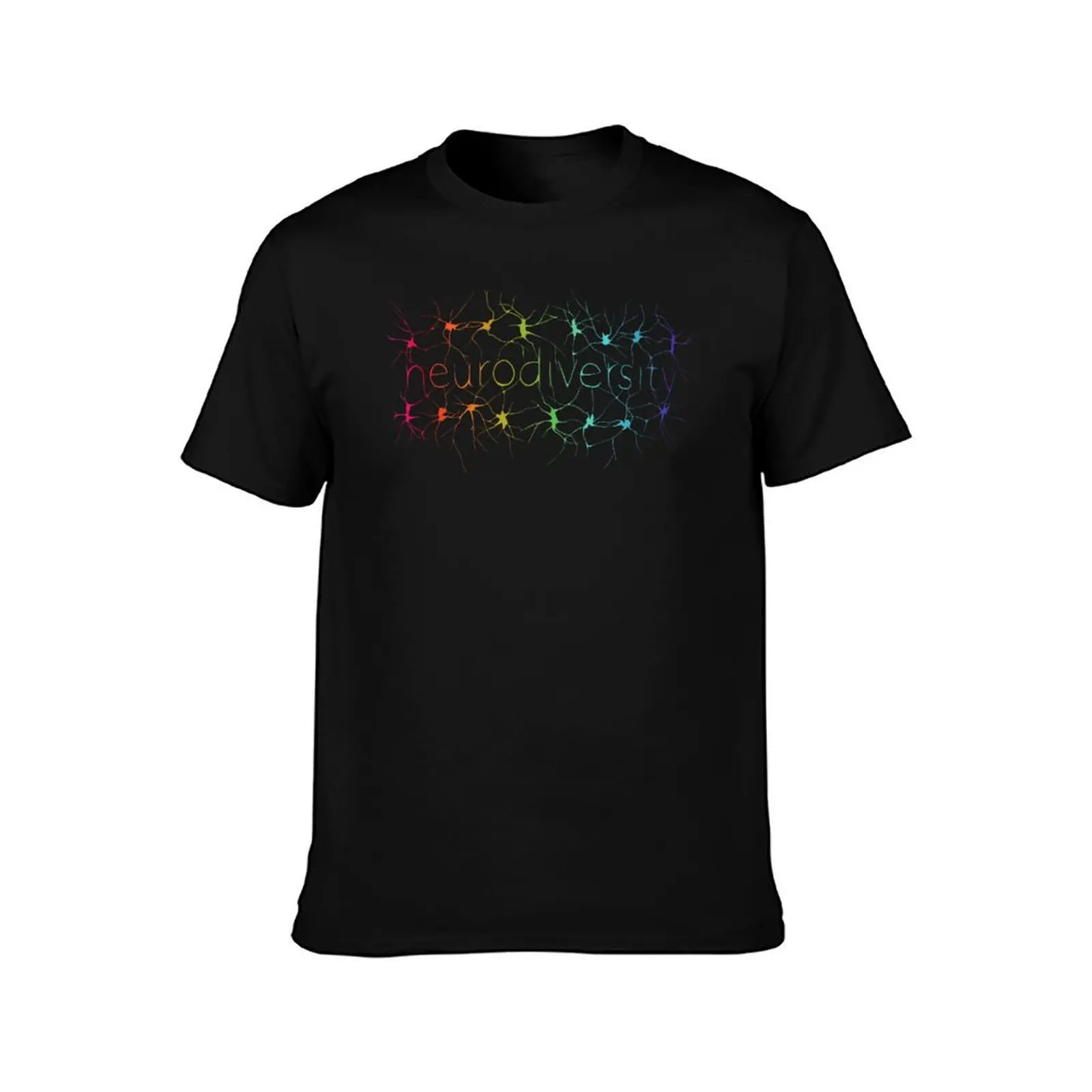 Neuron Diversity - Alternative Rainbow T-Shirt Casual Light Summer Short Sleeve Top T-Shirt