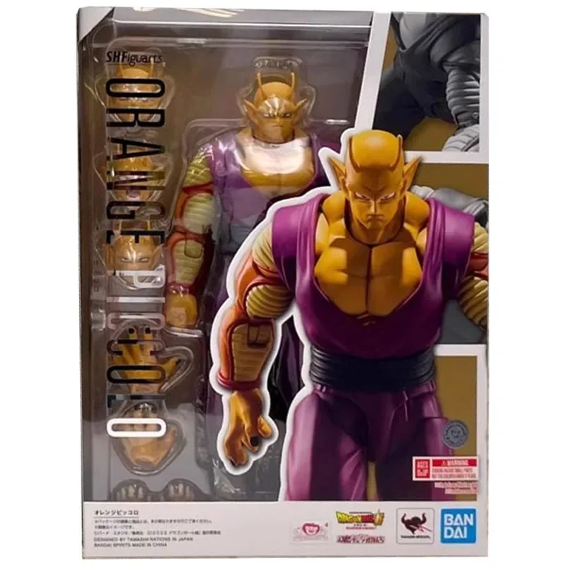 Bandai Genuine Figure Dragon Ball Model Kit Anime Figures SHF Super Hero Orange Piccolo Collection Model Action Figure Boys Toys