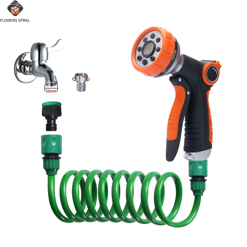 

EVA Garden Irrigation Water Pipe, High-Pressure Adjustable Water Gun, Used For Car Washing And Gardening Watering Supplies