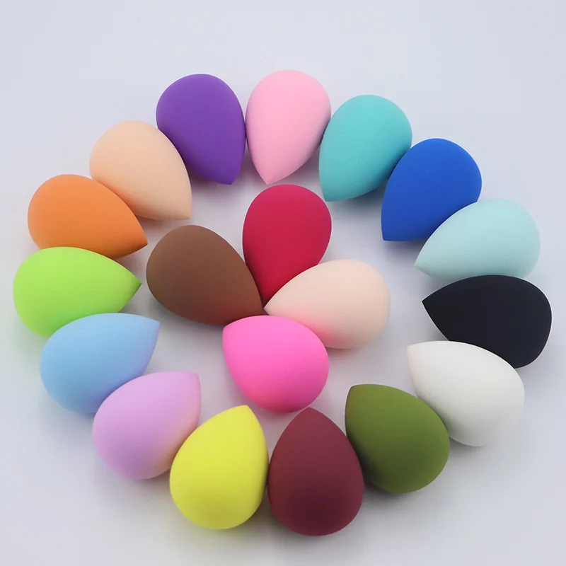 Fashion Make up Blender Cosmetic Puff Makeup Sponge Foundation Powder Sponge Beauty Egg Tool Makeup Tool Wet and Dry Use 4*6cm