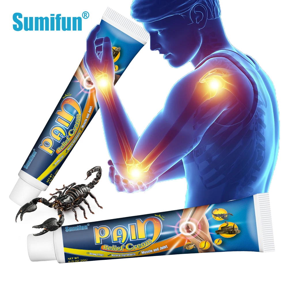 

20g Sumifun Scorpion Venom Joint Treatment Ointment Arthritis Muscle Pain Shoulder Neck Waist Analgesic Cream Chinese Medicines