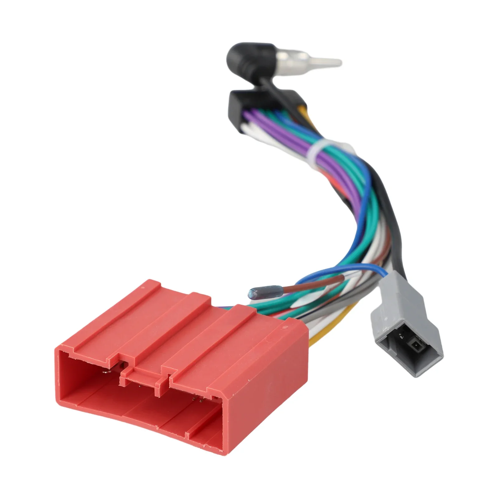 Black White Car Radio Harness Wear-resistant Material 16pin Interface Non-deformable Construction Car Audio Upgrade
