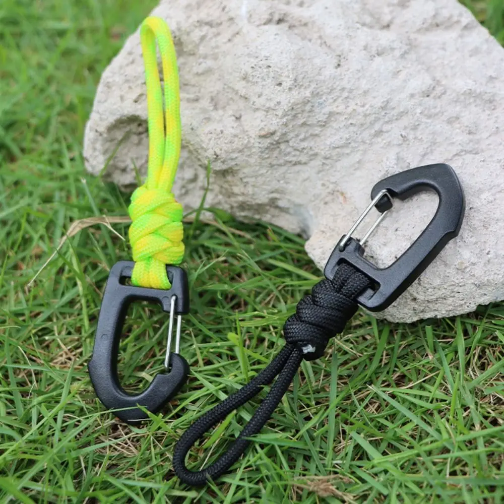 1Pcs Key Ring Umbrella Rope Hook Keychain Flashlight Small Tool Outdoor Camping Key Lanyard 7-core Sports Accessories Braid Rope