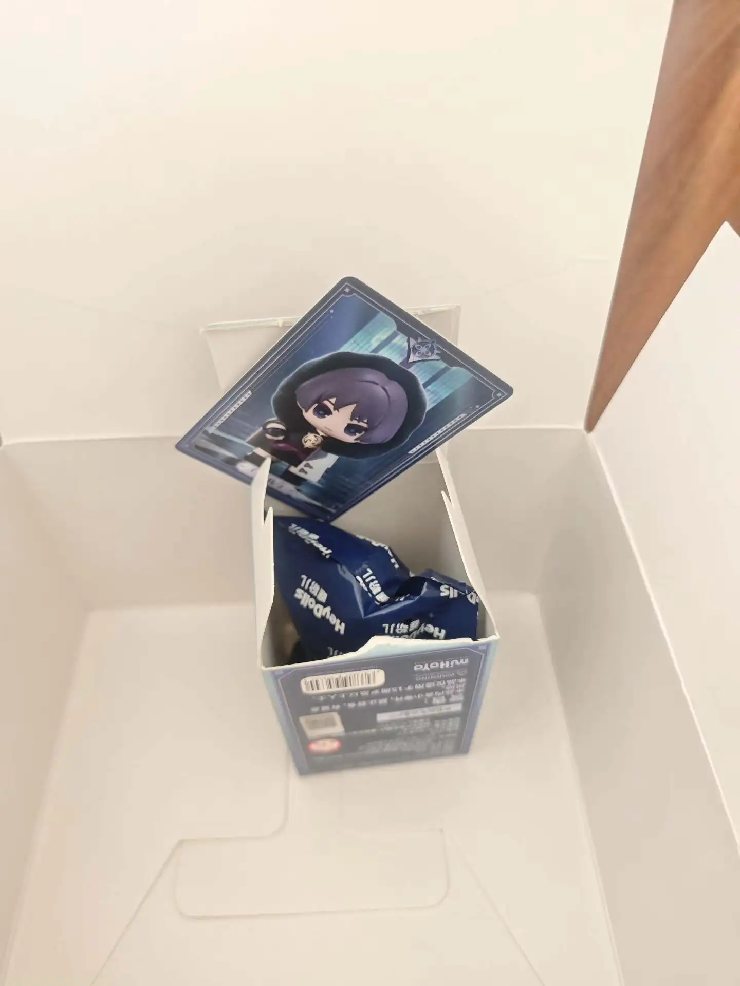 

2025 New Arrival In Stock Genshin Impact Fatui Series Chibi Blind Box Wanderer Q-version PVC Figure Collection Cosplay