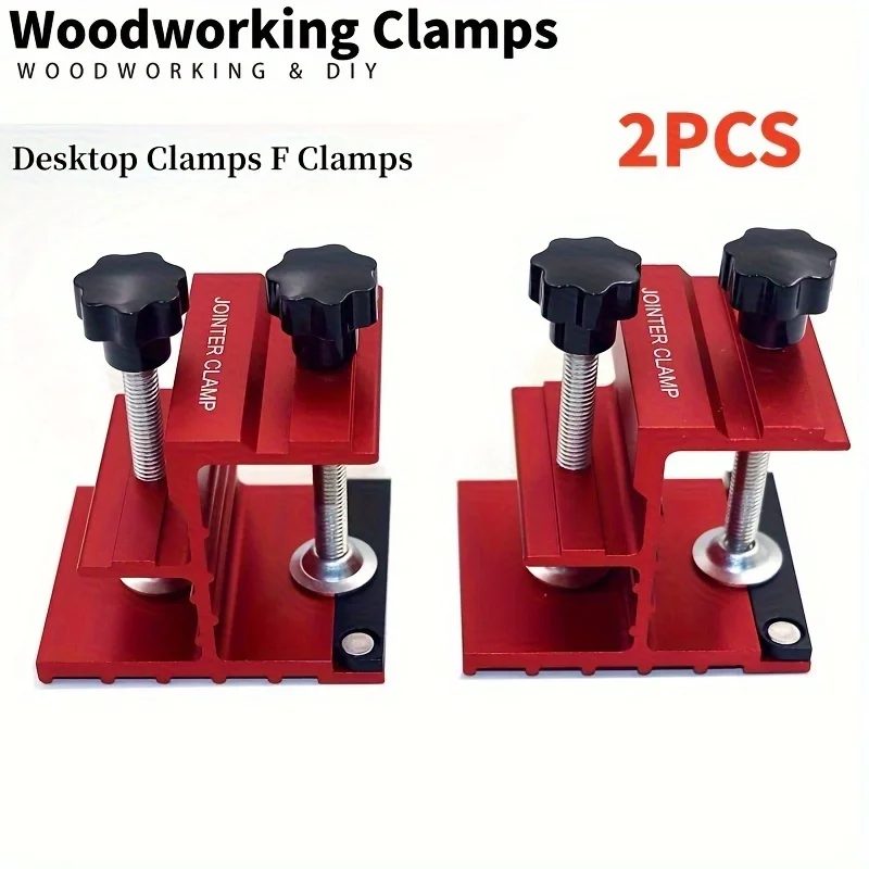 Set of 2 Woodworking Planking Clamps Cutting Parallel Clamps Quick Clamps Woodworking Clamps Desktop Clamps F Clamps