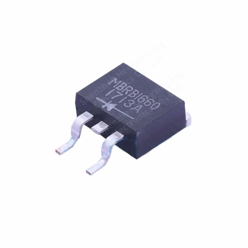 10PCS MBRB1660-E3/45 package TO-263AB Schottky diode Voltage :60V Current :16A