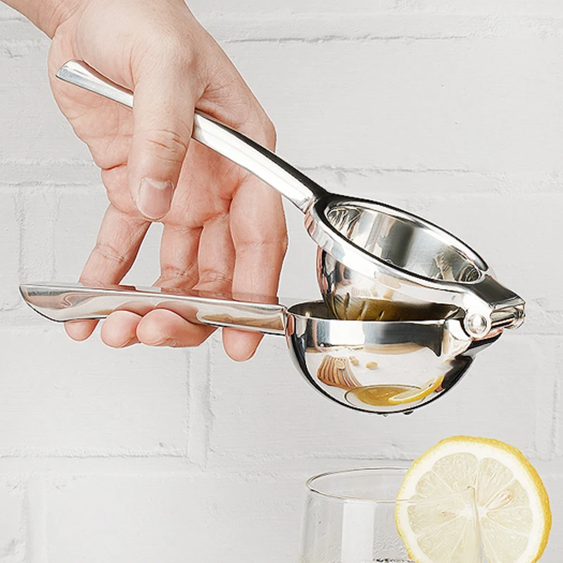 

Коммерческая соковыжималка для лимона из нержавеющей стали, ручная соковыжималка для апельсина, эргономичная ручка, соковыжималка для апельсина, кухонный инструмент