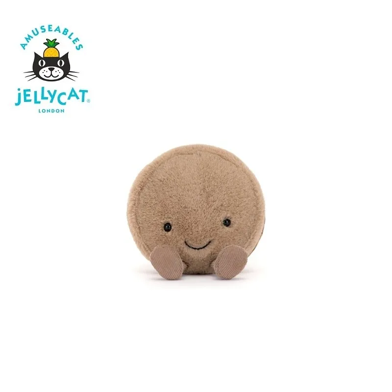 【IN STOCK】JELLYCAT UK Fun Pink/Brow/Green Macaron Plush Toy Cute and Comfortable Jellycat Macaron Plush Toy Birthday Gift
