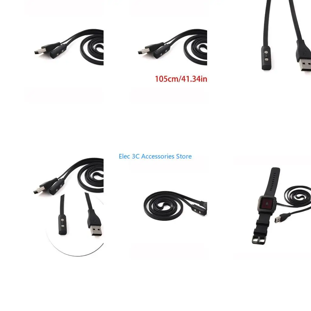 Y51A 1pc Power Adapter for Pebble for time Round Watch Charging Cable Portabl