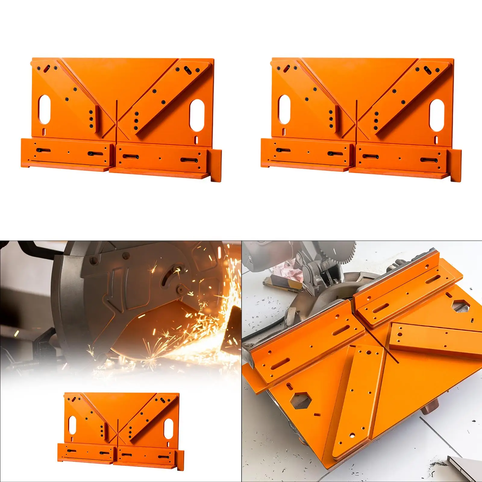 

Cutting Machine Base Plate Circular Saw Guide Rail Portable Punch Free Positioning Board Accessories for Industrial Household