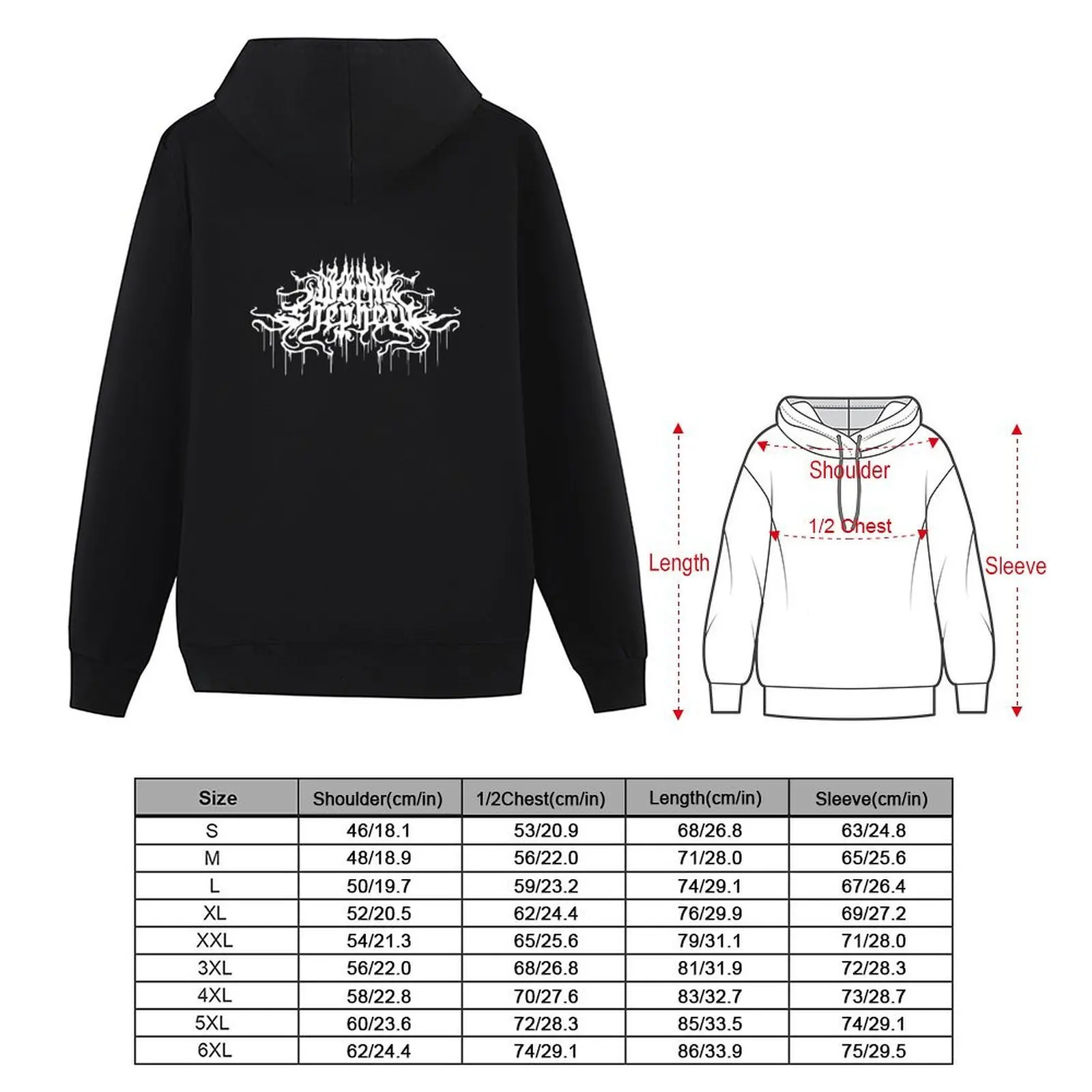 Worm Shepherd Band Fan-Made Design Hoodie korean style clothes men clothing japanese style autumn jacket men hoodies for men