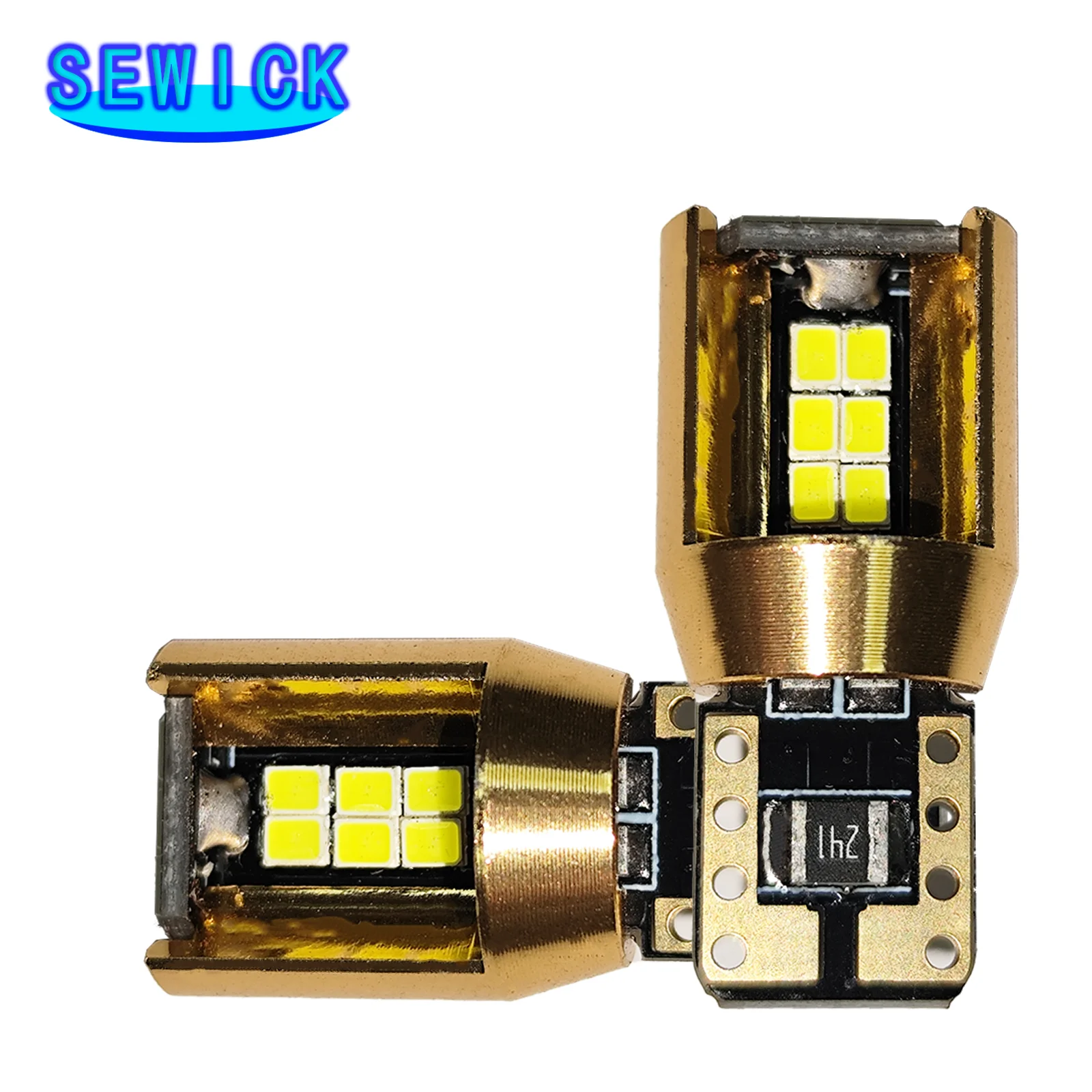 100 Uds nuevo T10 W5W Super brillante 2016 LED 18SMD luces de estacionamiento de coche WY5W bombillas de cuña automática Canbus lámparas de techo de lectura Interior