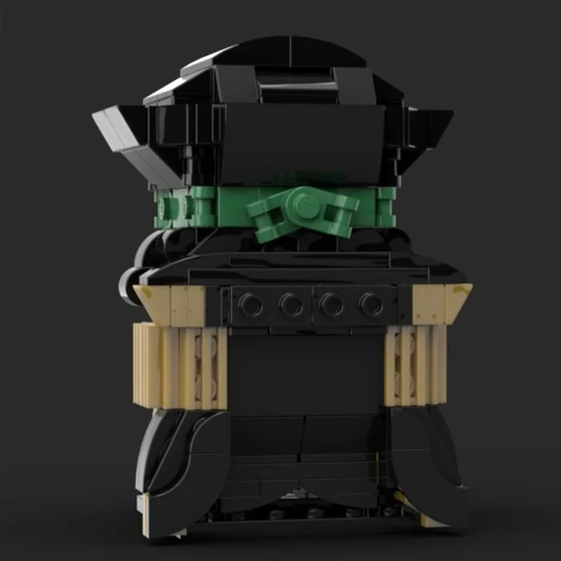 329pcs MOC Blackbeard Brickheadzed Model Building Blocks Construction Christmas Gift DIY Creative Toys Idea Brick Kids Birthday