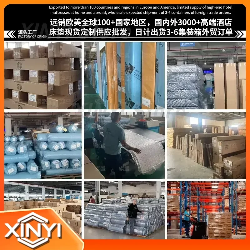 Latex Memory Foam Pocket Spring Mattress for Zero Pressure Relief Thick Hybrid Mattress for Bedroom Home for Hotel Style Bed