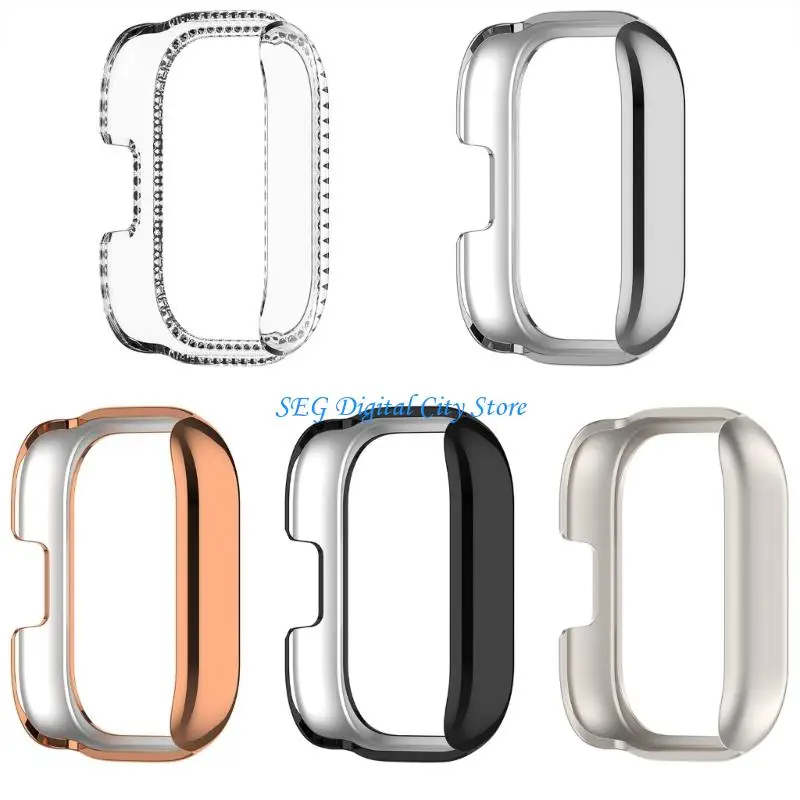 

U75B Comfort Wear Half Wrap Cover Smartwatch Shell Hollowed Design for Watch 5 Active