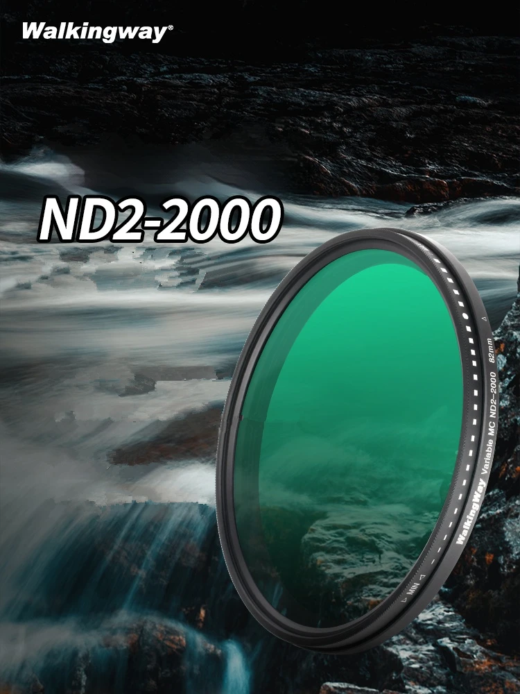 Variable ND Filter ND2-2000 (1-11 stops) Ajustable Neutral Density for Camera Lens Multi-coated Filter 49MM 52MM 58MM 67MM 77mm