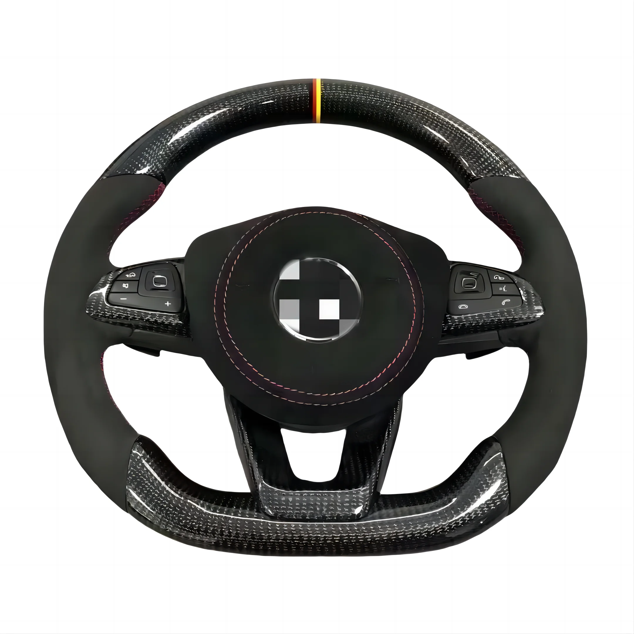 Hot selling custom car steering wheel suitable for Mercedes Benz C-series W205C63  carbon fiber steering wheel