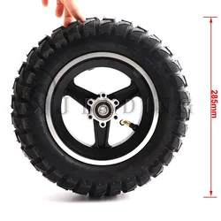 11 inch Tubeless Tire With Wheel Hub 90/65-6.5 Thickened Tire Vacuum off-road Tyre For Electric Scooter Modification Accessories