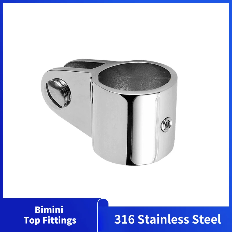 Alastin 316 Stainless Steel Bimini Top Jaw Slide Top Fitting Marine Hardware Inside Diameter 19-32mm Boating Accessories