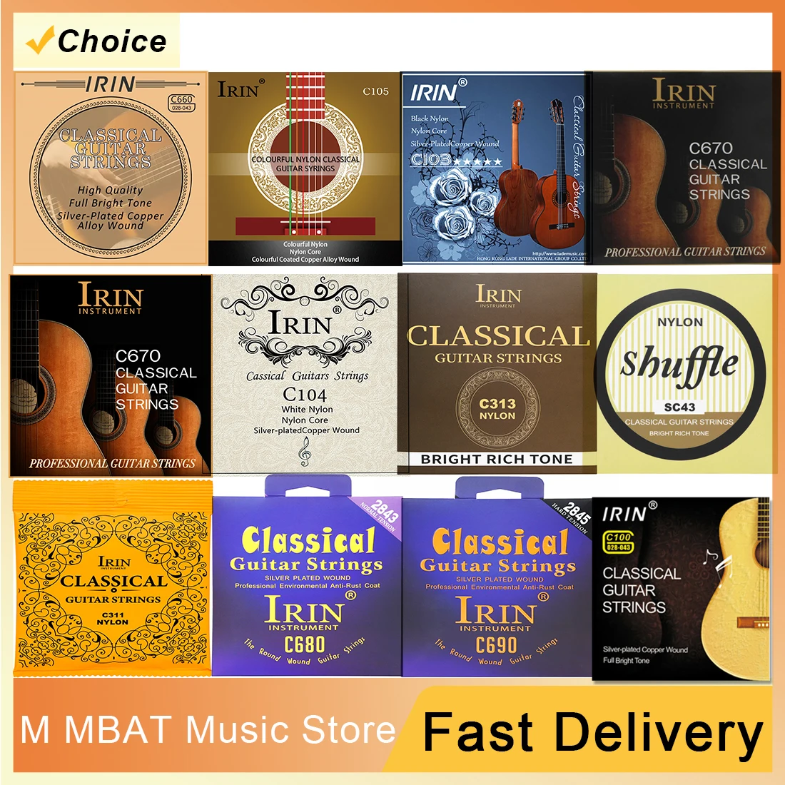 Irin 6 Pcs Strings … - image