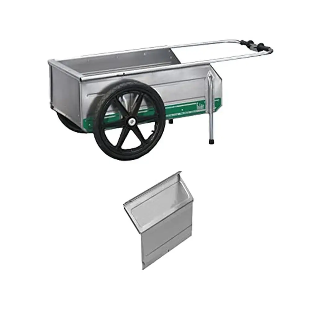 Portable Aluminum Foldit Cart Utility Hauling with Full-Height Rear Gate Lightweight and Rust-Resistant