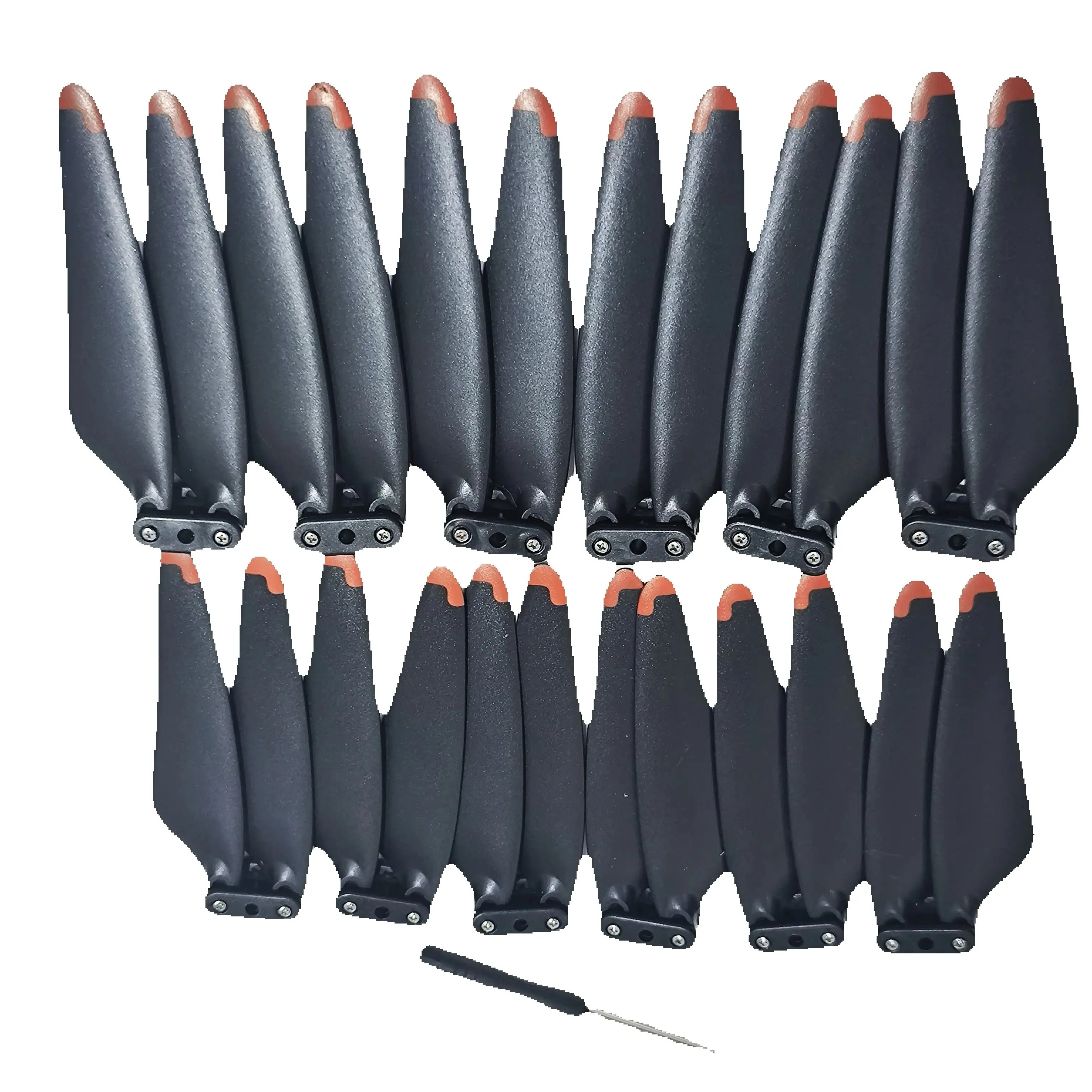 

12PCS KF104MAX/ KF104 MAX2 Drone Brushless GPS RC Quadcopter Spare Parts Folding Blade Propellers Maple Leaf Wings Fan Props