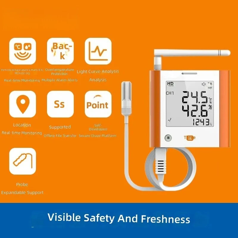 for  GSP-8G Temperature and Humidity Meter for Agricultural Greenhouses Recorder with Remote Mobile Phone Network