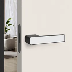 Modern Minimalist Bedroom Door Lock Color Collision Series Lock Bathroom Door Silent Magnetic Mechanical Door Lock