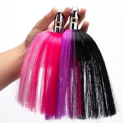 17cm/20cm/22cm Brass Head Ilander lure series Trolling Bait Jig Big Game Tuna Fishing Metal Trolling Lure With Nylon Hair