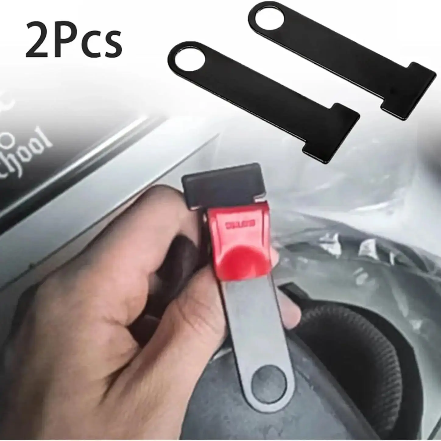 AliExpress NONE 2pcs Helmets Strap Steel Ring Locks Motorcycle Bicycle Extensions Buckle Padlock Connector Anti-theft Helmets Lock